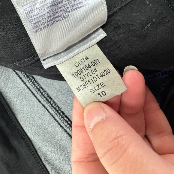 Not Your Daughters Jeans Pants Womens 10 Black Alina Skinny Legging‎ Jeggings - Picture 6 of 10